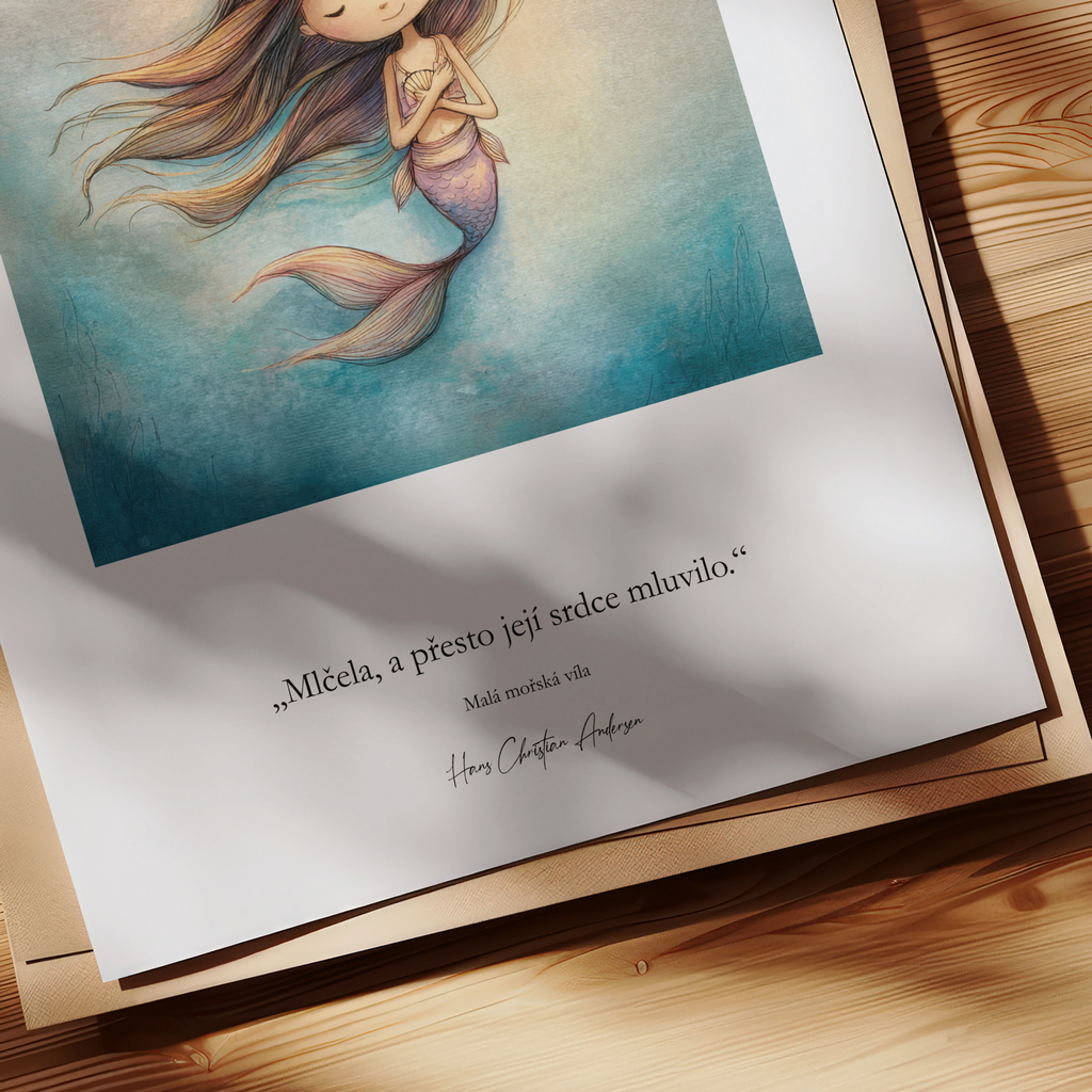 detsky plakat mala morska vila1